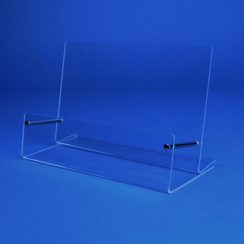 Tisch Prospekthalter DIN A5 Querformat Fülltiefe 43 mm